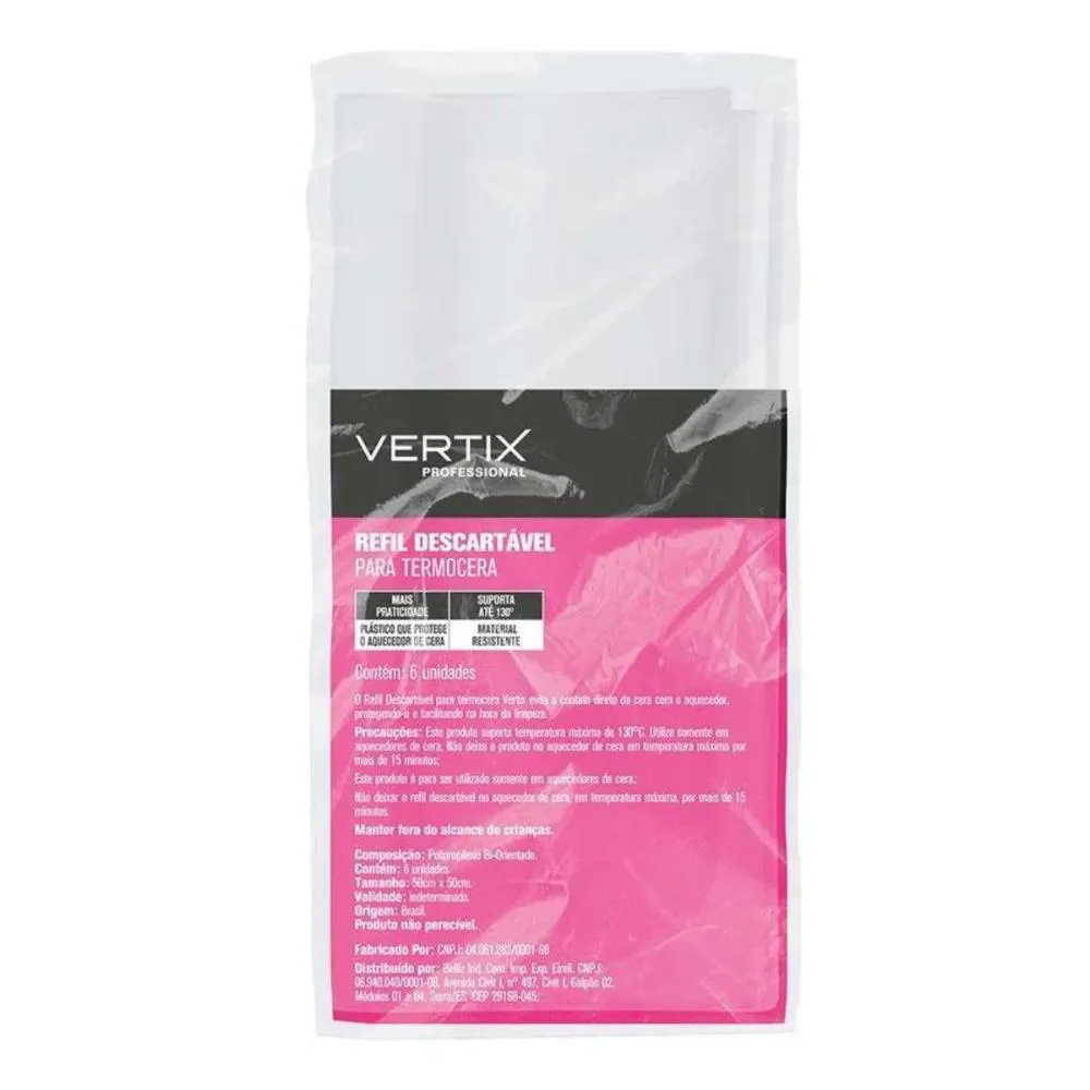 REFIL DESCARTáVEL PARA TERMOCERA VERTIX C/6 UNI CóD.3180