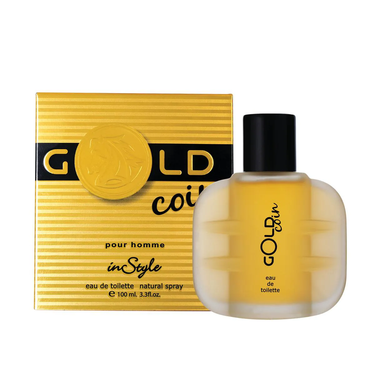 PERFUME GOLD COIN EAU DE TOILETTE MASCULINO INSTYLE 100ML