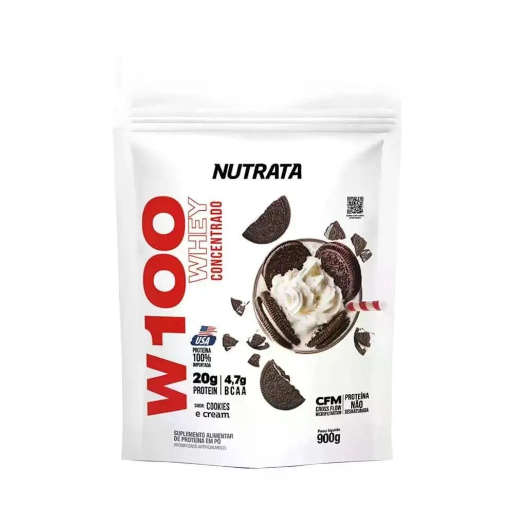 WHEY 100% NUTRATA COOKIES REFIL 900G