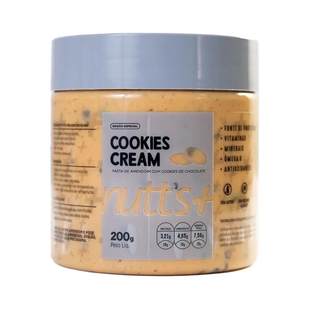 PASTA DE AMENDOIM SABOR COOKIES CREAM 200G
