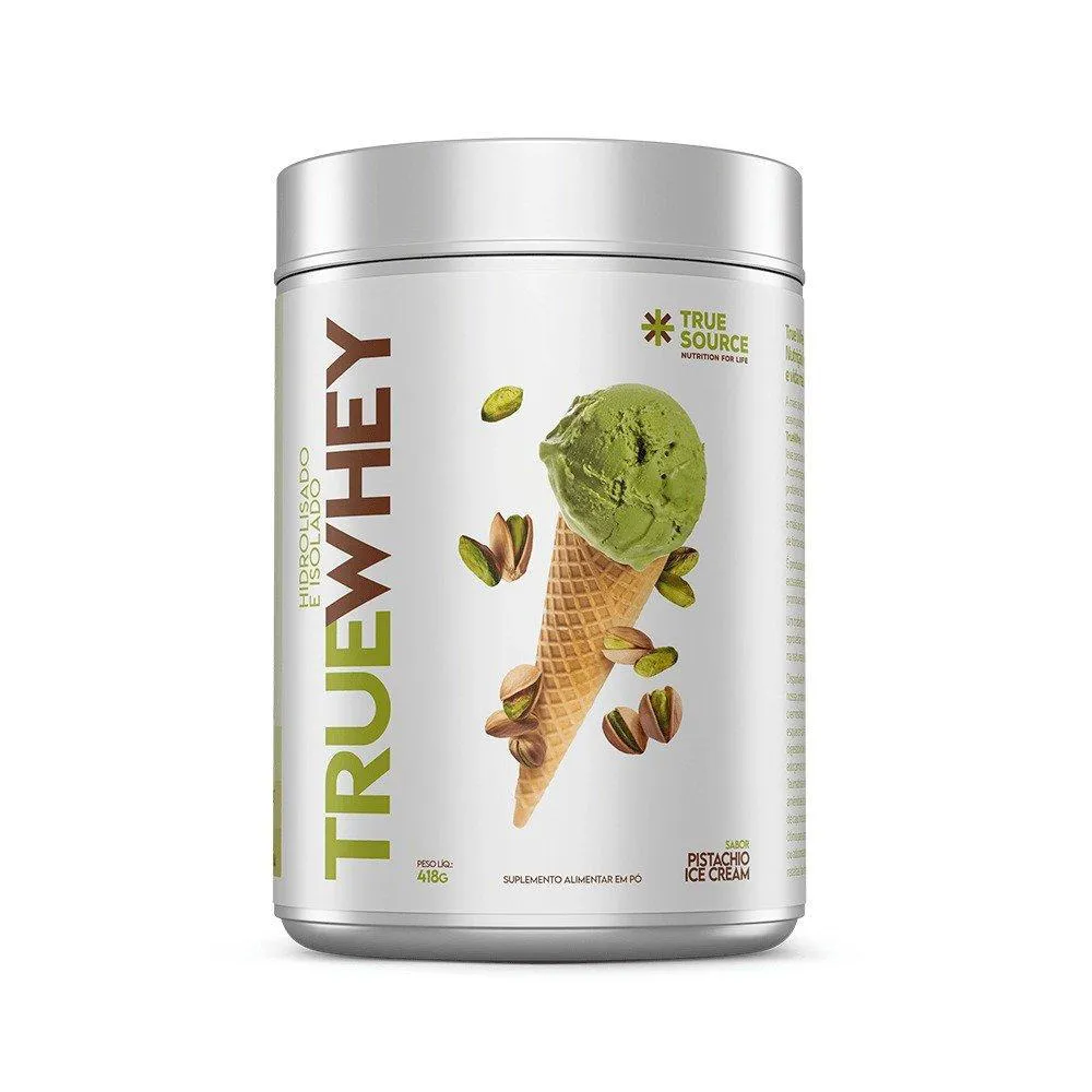 PROTEINA TRUE WHEY TRUE SOURCE PISTACHIO ICE CREAM 418G
