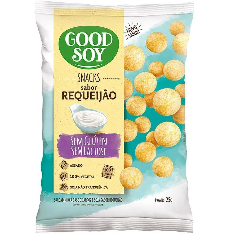 SNACKS DE SOJA GOODSOY  REUQUEIJãO 25G