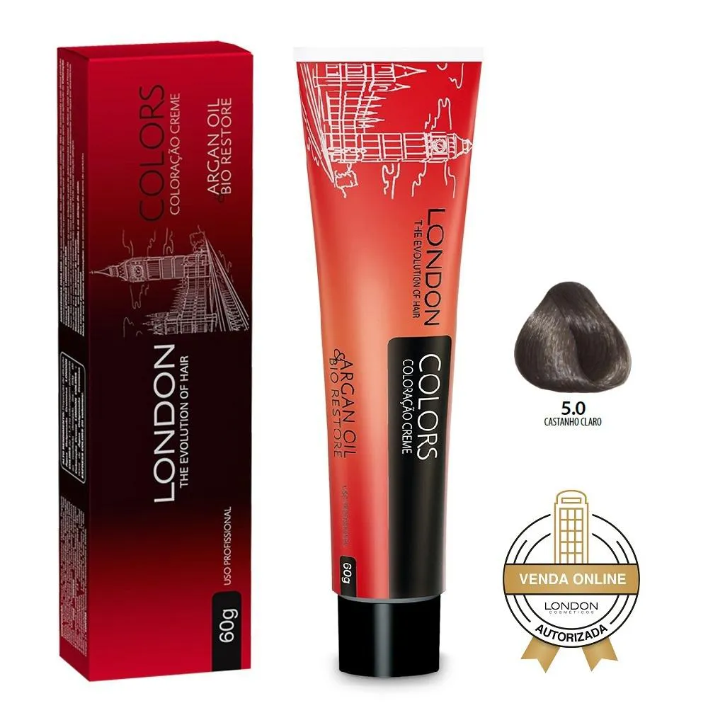 LONDON COLORACAO 60G - 5.0 CASTANHO CLARO