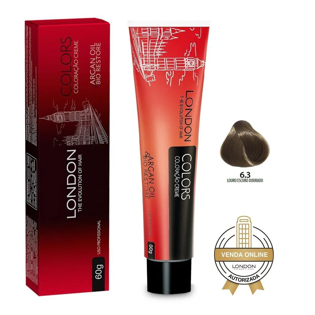 LONDON COLORACAO 60G - 6.3 LOURO ESCURO DOURADO