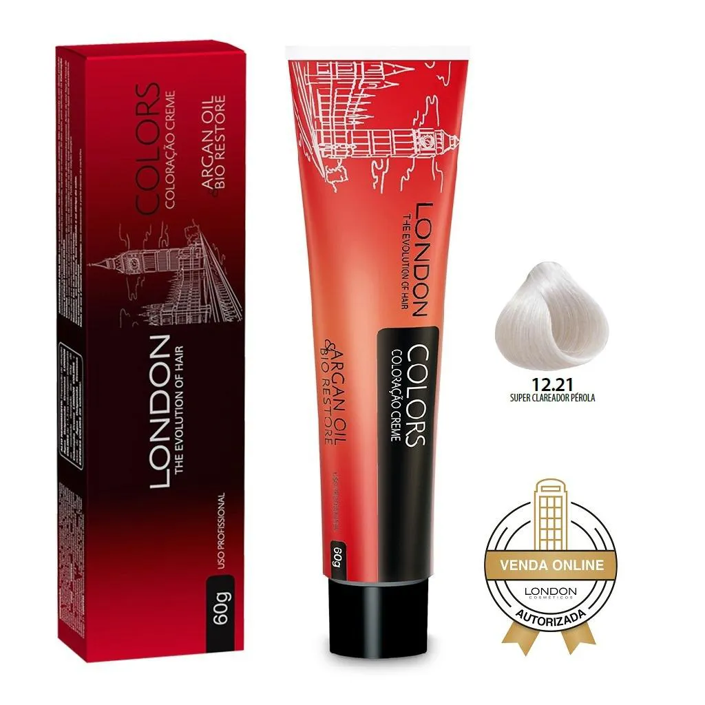 LONDON COLORACAO 60G - 12.21 SUPER CLAREADOR PEROLA