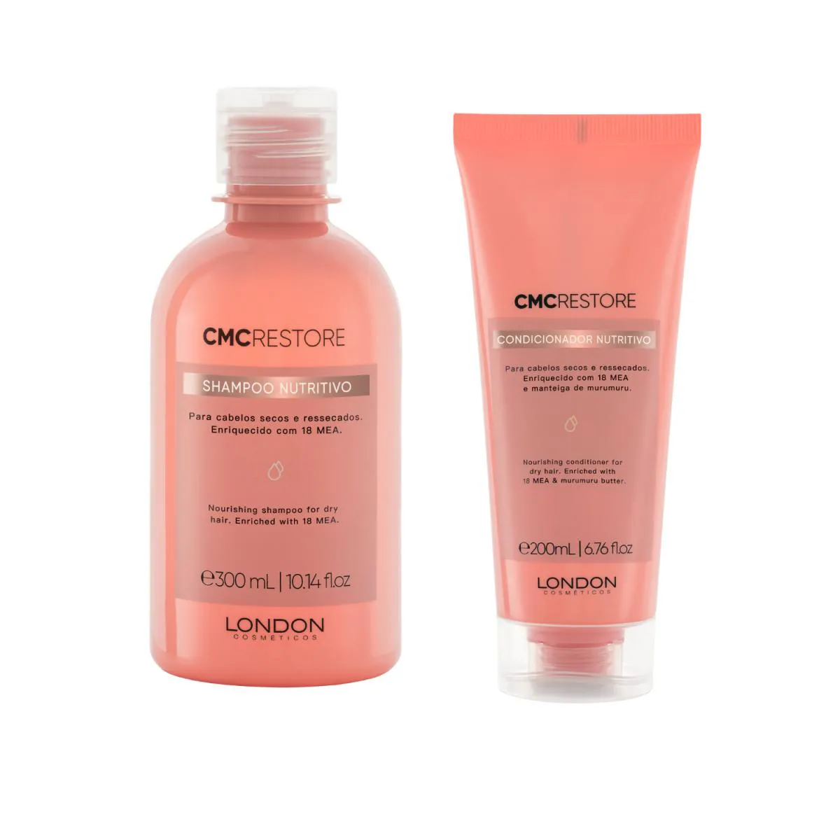 KIT LONDON CMCRESTORE SHAMPOO 300ML + CONDICIONADOR 200G