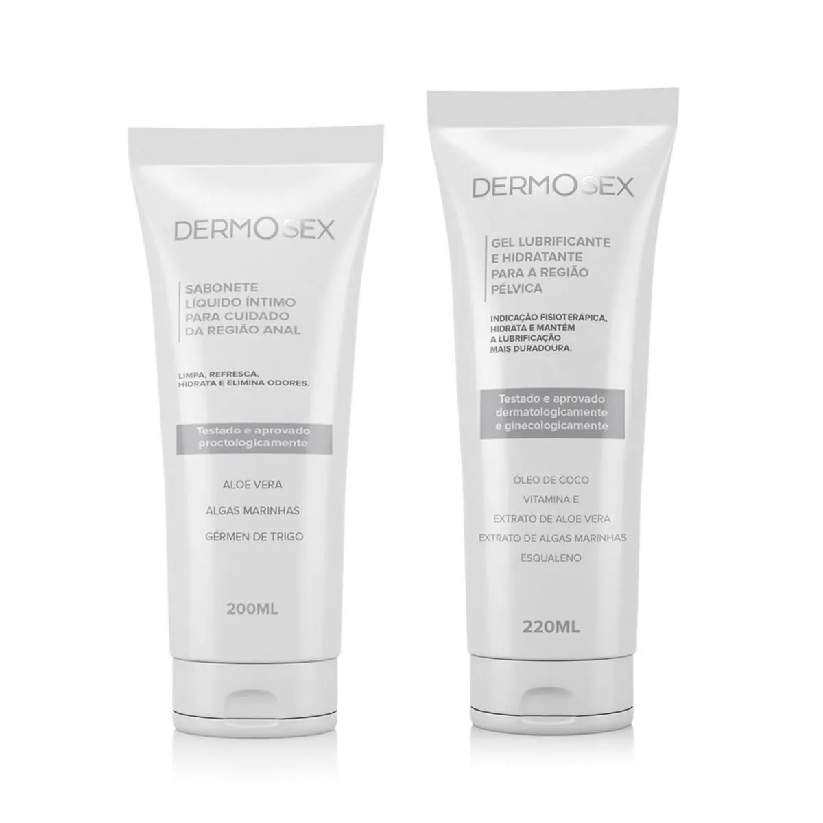 KIT SABONETE PARA REGIãO ANAL E GEL LUBRIFICANTE DERMOSEX