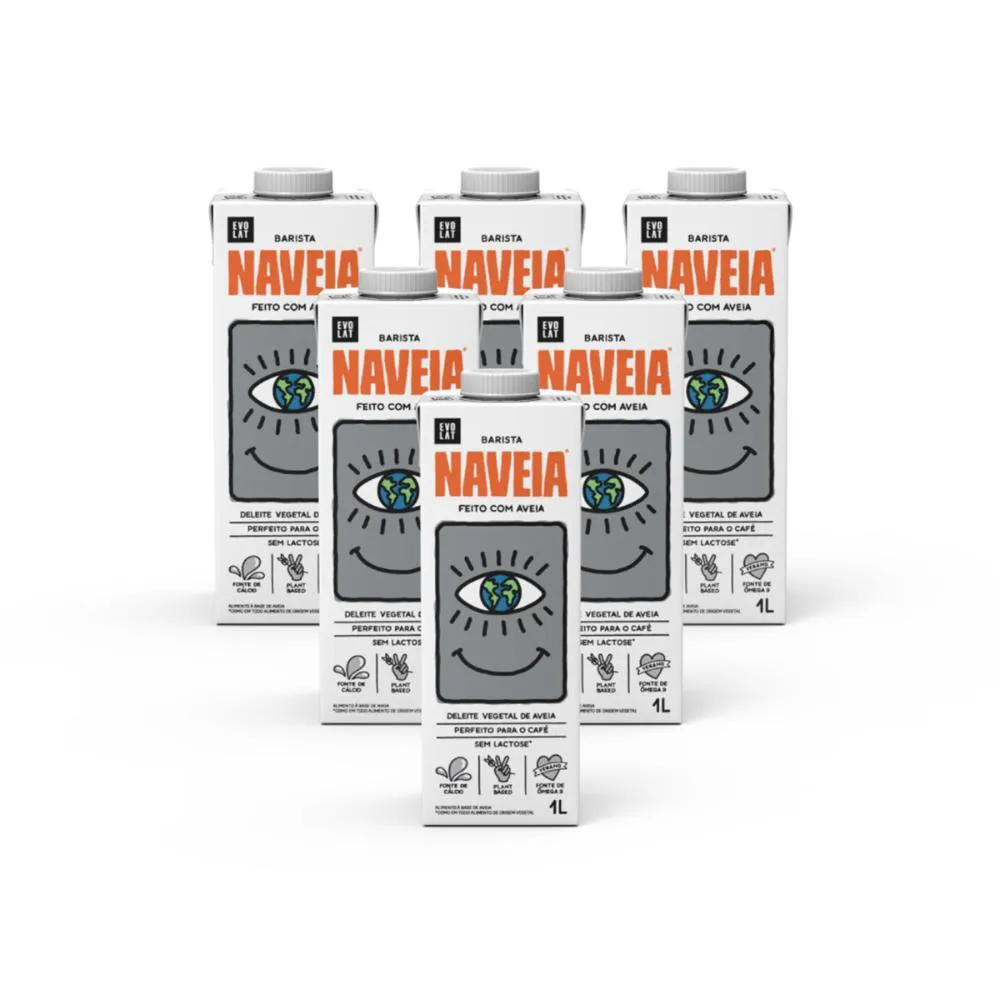 KIT 6X BEBIDA VEGETAL NAVEIA BARISTA 1L