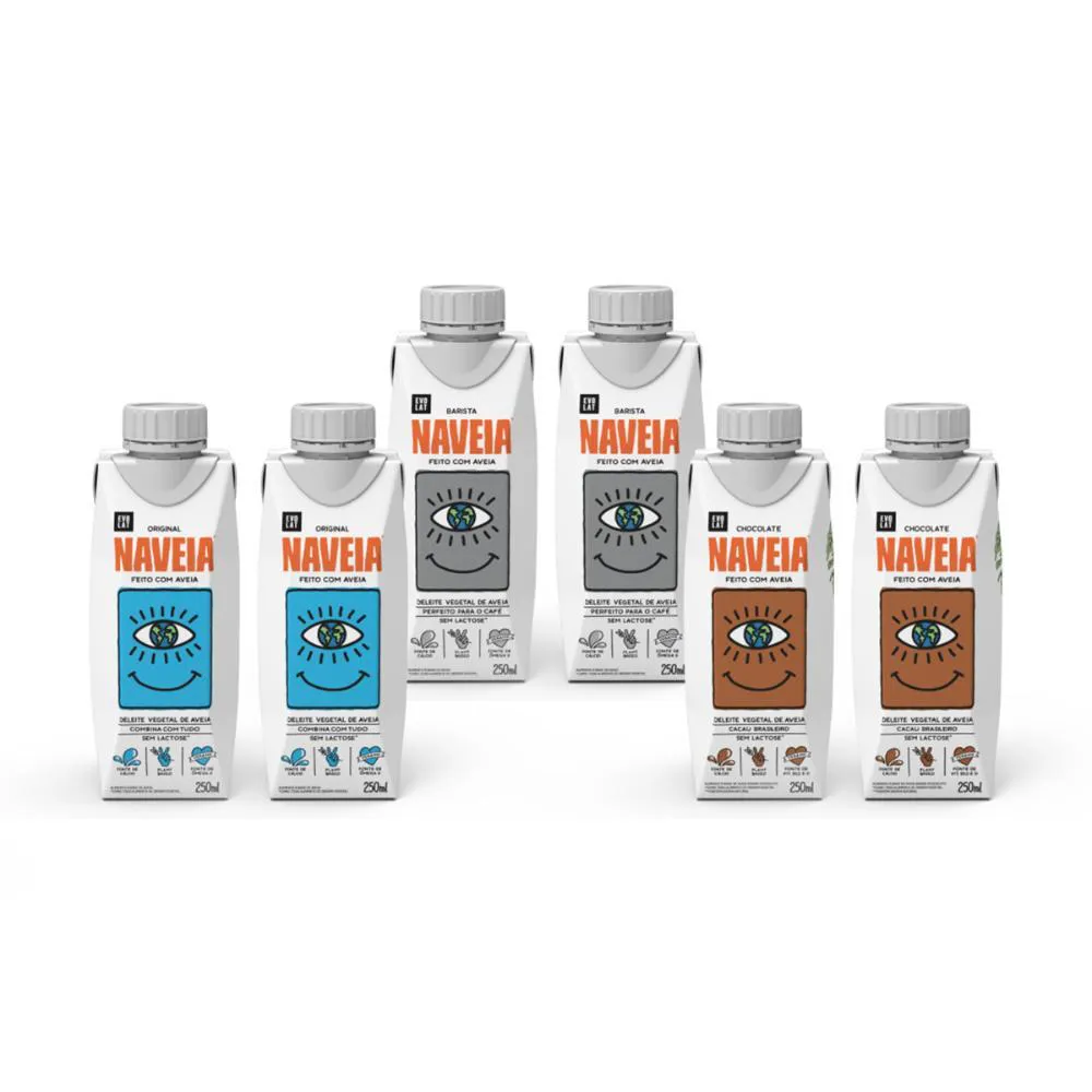 KIT 6X BEBIDA VEGETAL NAVEIA 250ML SORTIDO