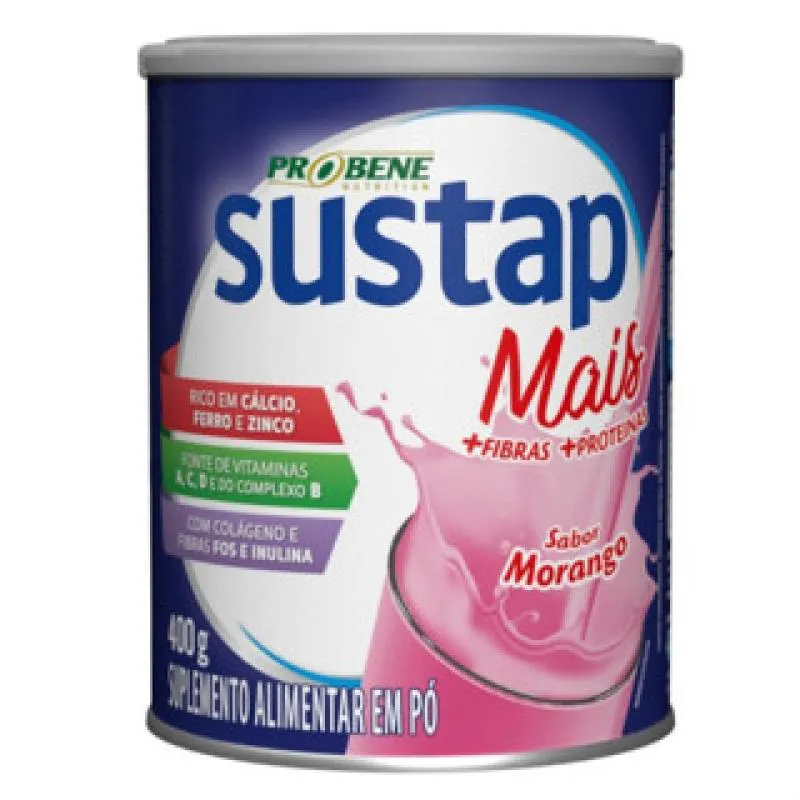 KIT  DE 12 SUSTAP MAIS MORANGO 400 G