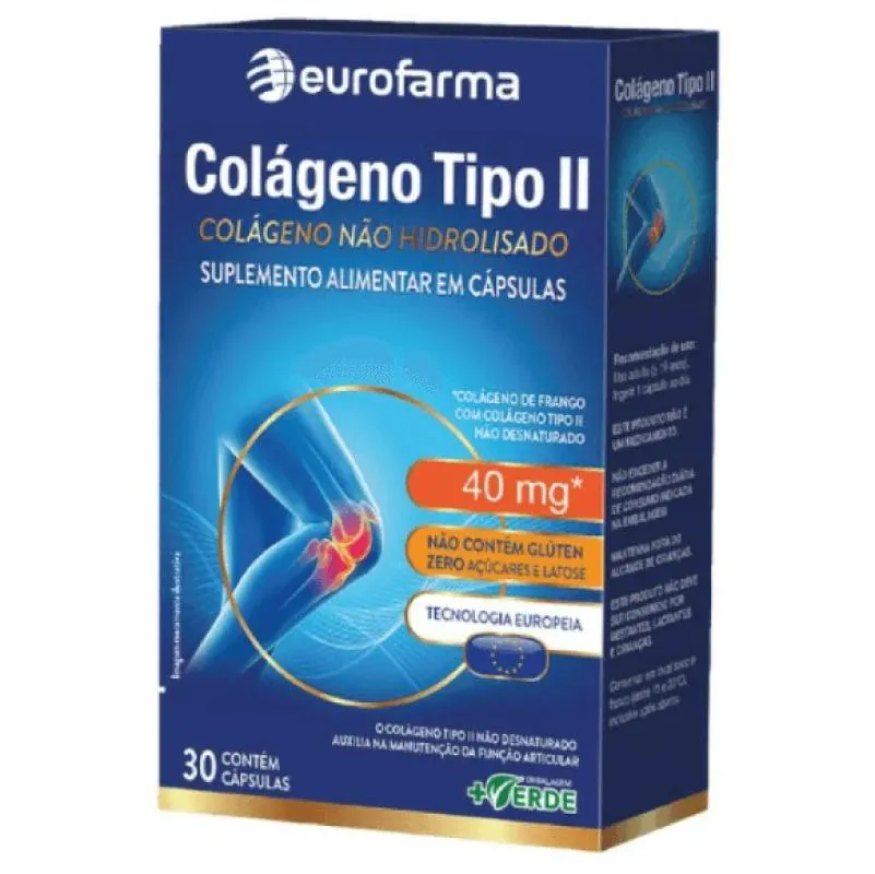 COLAGENO TIPO 2 EUROFARMA C/30 CAPSULAS