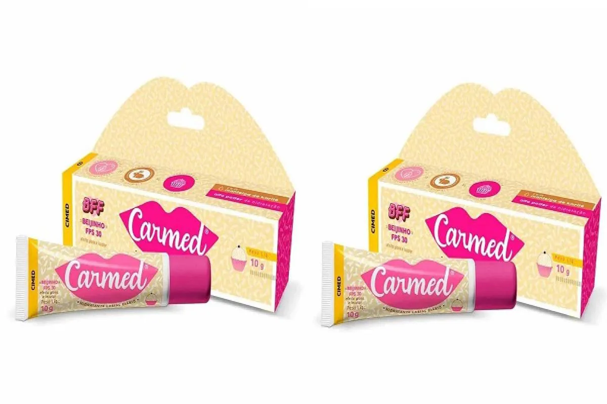 KIT C/2 CARMED BEIJINHO 10 GRAMAS