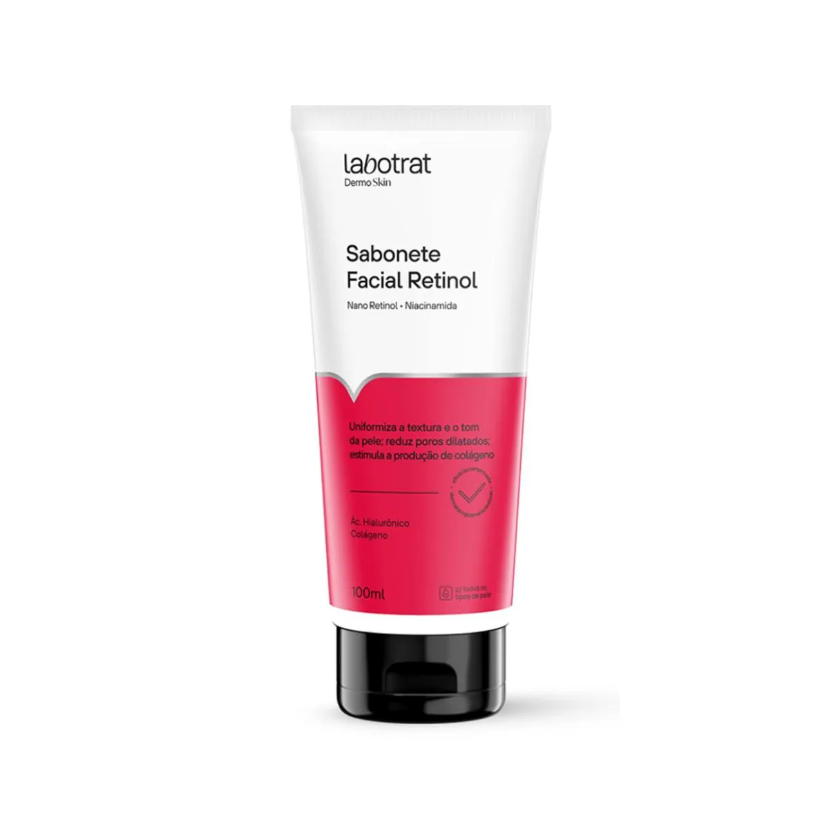 SABONETE FACIAL RETINOL COLáGENO DERMO SKIN LABOTRAT 100ML