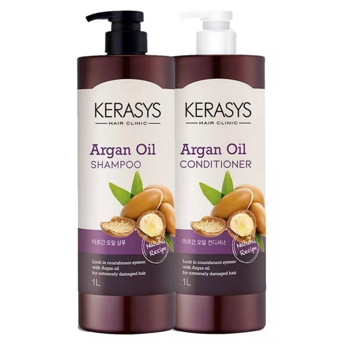 KERASYS KIT ARGAN OIL NUTRIçãO SHAMPOO + CONDICIONADOR