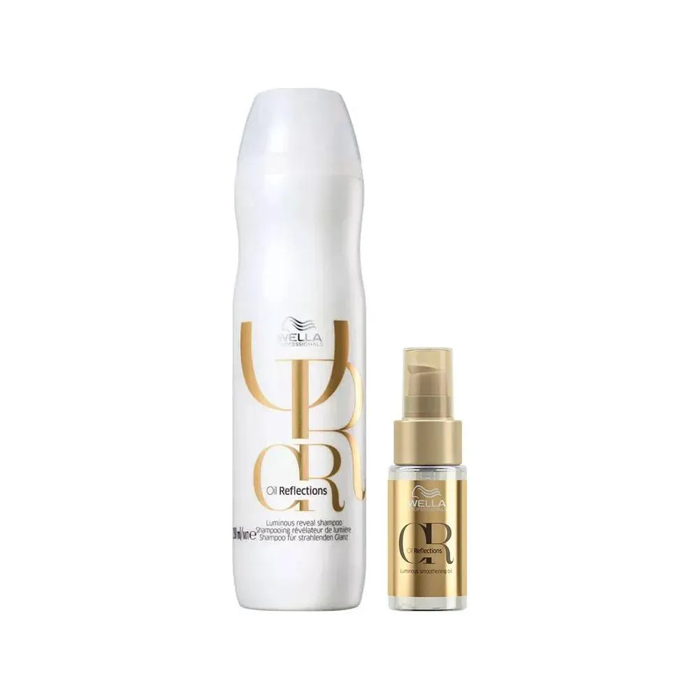 WELLA KIT OIL REFLECTIONS SHAMPOO 250 ML + ÓLEO REGULAR 30 ML