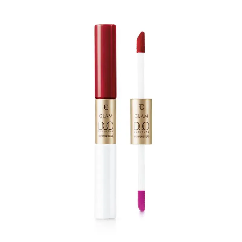 EUDORA GLAM DUO CLINICAL BATOM LIQ VERMELHO MAGNIFICO 3,5G