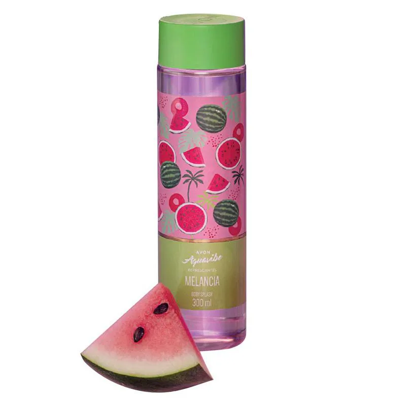 AVON AQUAVIBE REFRESCANTES MELANCIA DES BODY SPLASH 300ML