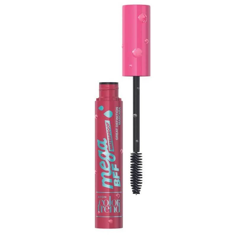 Avon Color Trend Mega Bff Mascara Cílios A Prova D'Agua 7ml