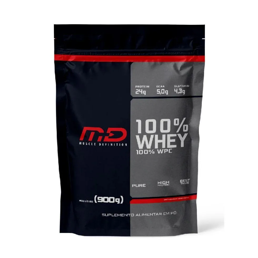 100% WHEY REFIL (900G) - SABOR: COCO