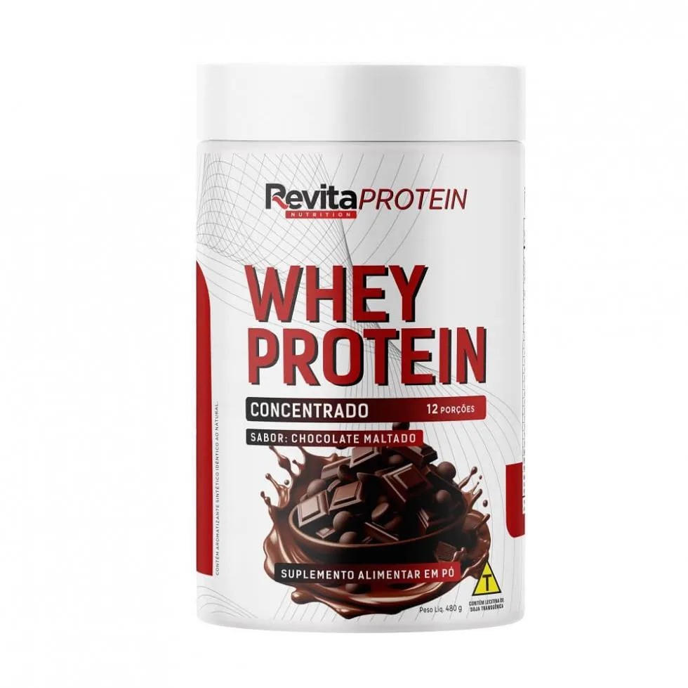 REVITA PROTEIN (480G) - SABOR: CHOCOLATE MALTADO