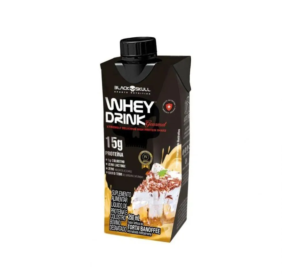WHEY DRINK GOURMET (250ML) - SABOR: TORTA DE BANOFFEE