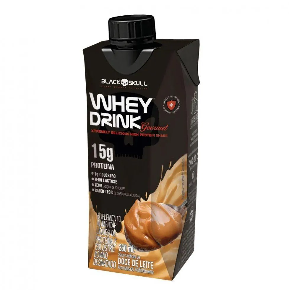 WHEY DRINK GOURMET (250ML) - SABOR: DOCE DE LEITE