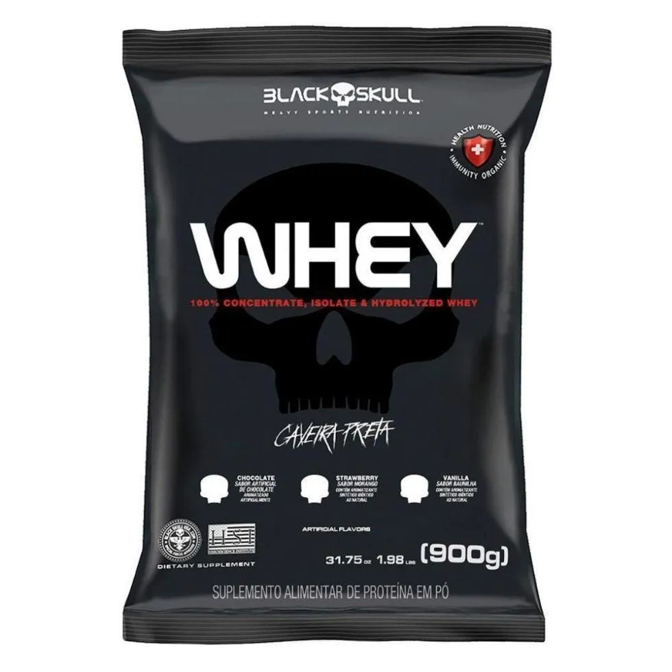 WHEY PROTEIN REFIL (900G) - SABOR: BAUNILHA