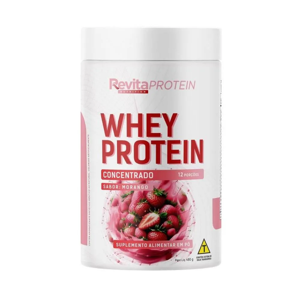REVITA PROTEIN (480G) - SABOR: MORANGO