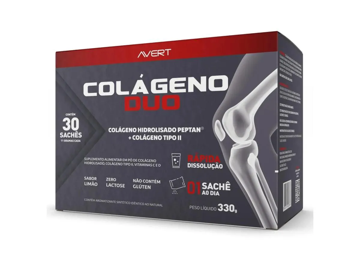 SUPLEMENTO COLáGENO DUO TIPO II 30 SACHêS 11G - BIOLAB