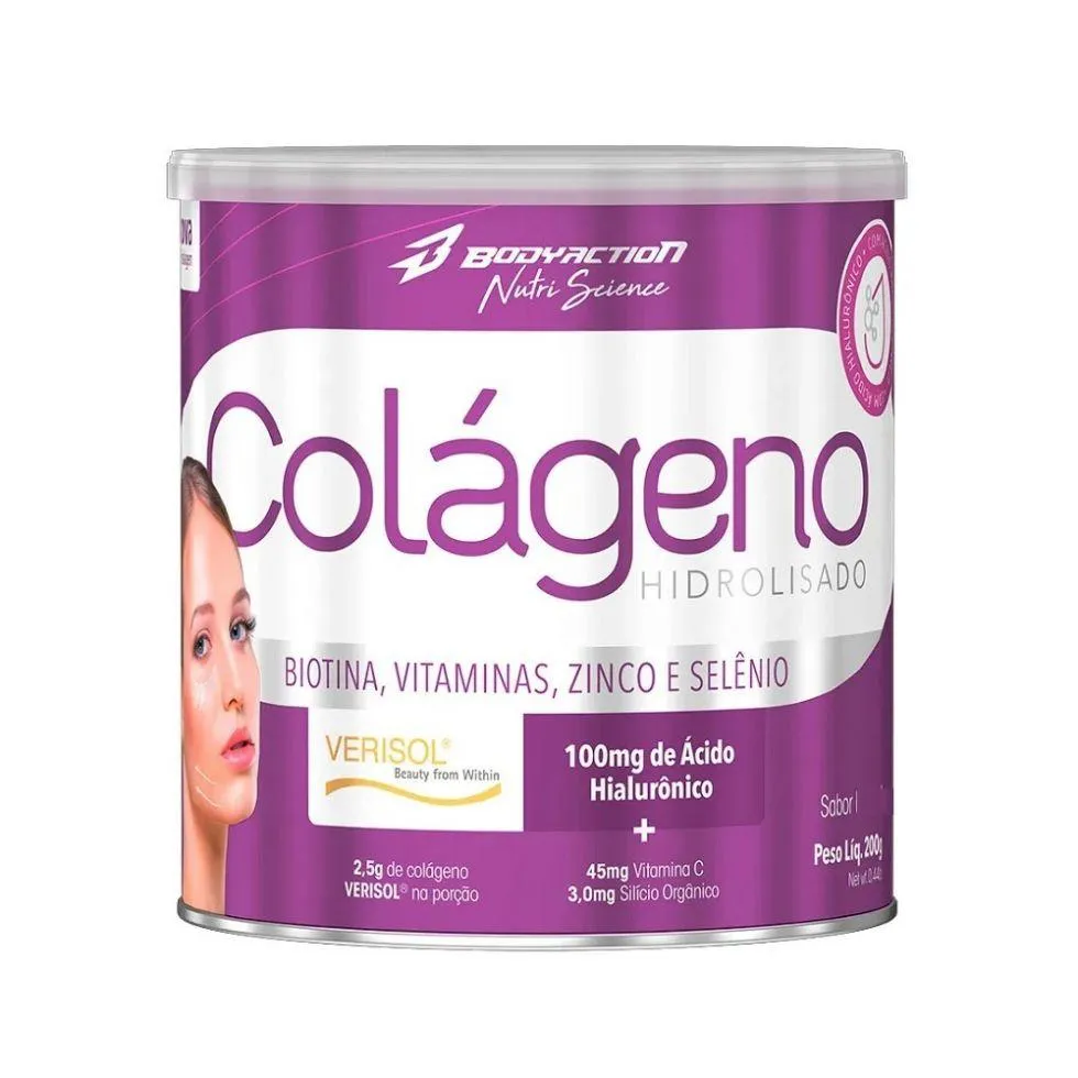 COLáGENO VERISOL C/ ÁCIDO HIALURôNICO (200G) - SABOR: UVA