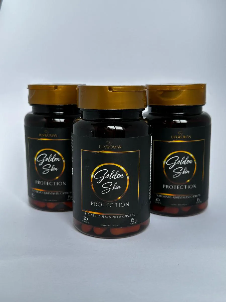 KIT 3 GOLDEN SKIN - PROTEçãO CONTRA MANCHAS