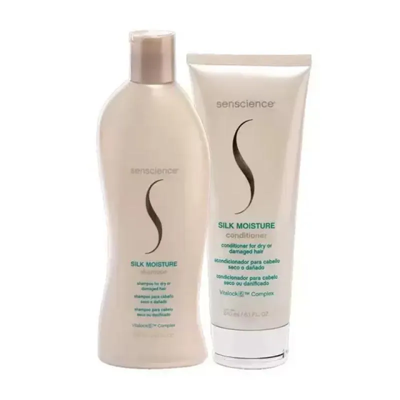 SENSCIENCE KIT COM 1 SHAMPOO SILK MOISTURE 280ML + 1 MASCARA INNER RESTORE 150ML