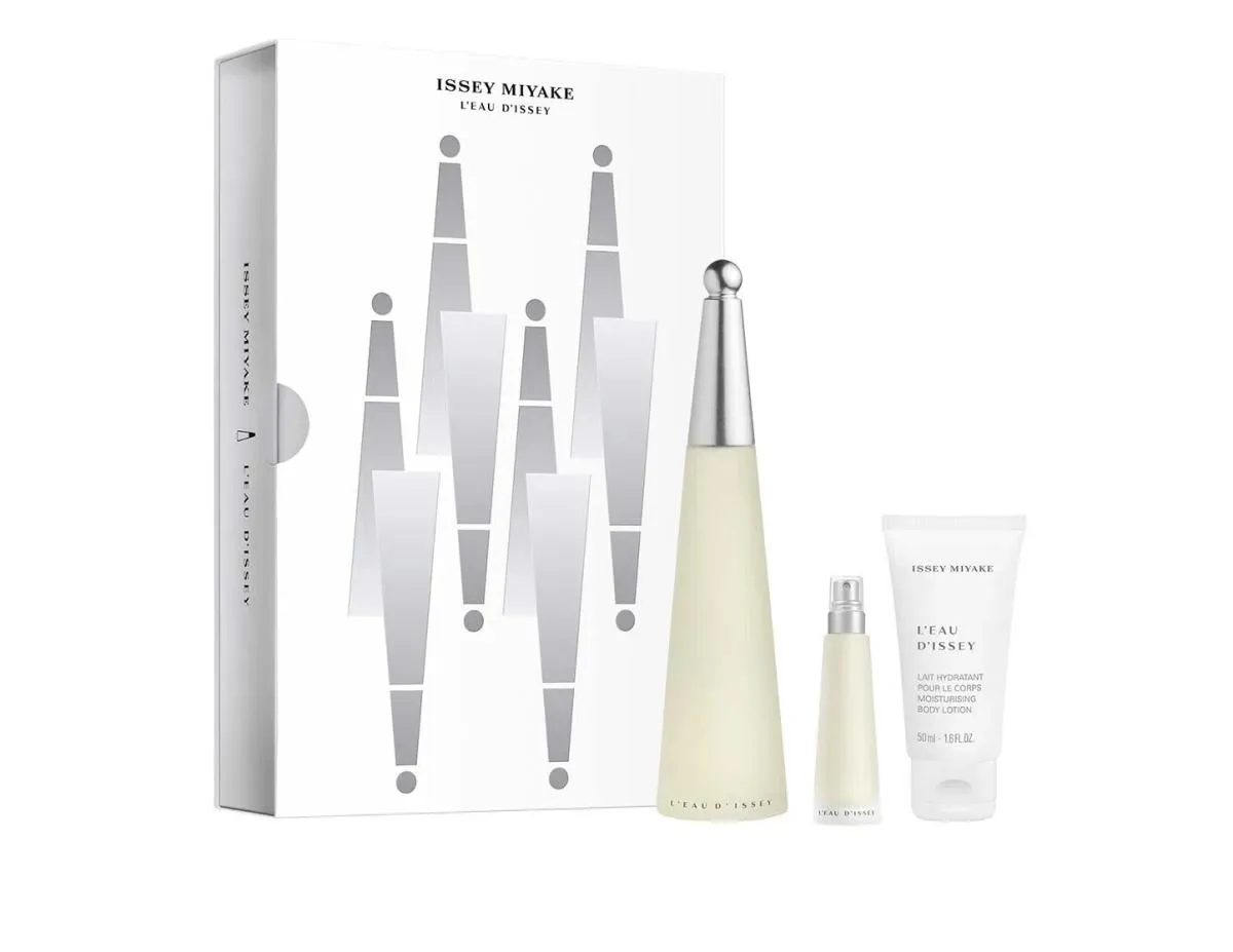 KIT ISSEY MIYAKE LEAU DISSEY EDT FEM 100ML + EDT 10ML + 01 BODY LOTION 50ML