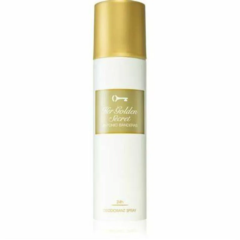 HER GOLDEN SECRET ANTONIO BANDERAS DEOSORANT SPRAY 150ML