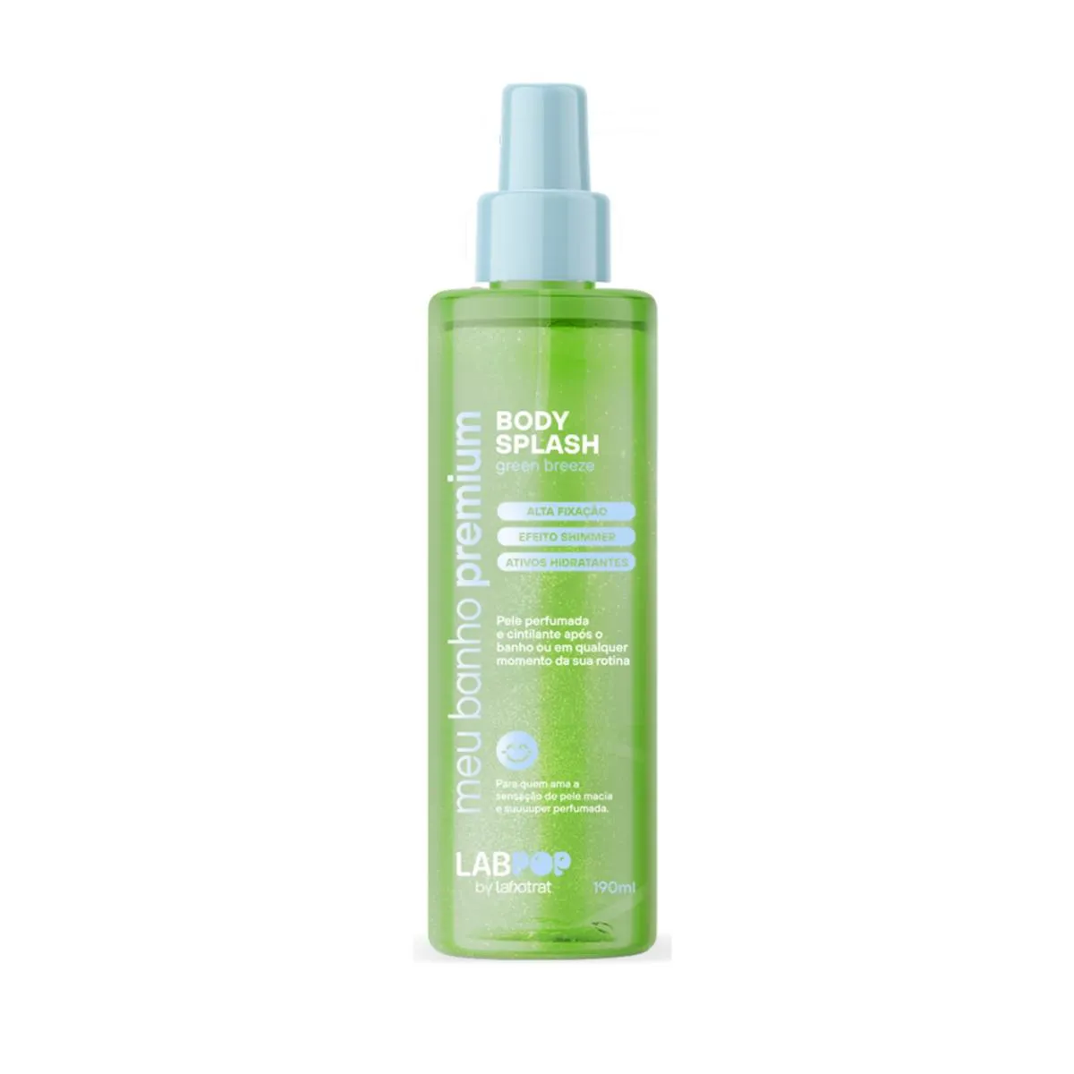 PERFUME BODY SPLASH GREEN BREEZE GLITTER LABOTRAT 190ML