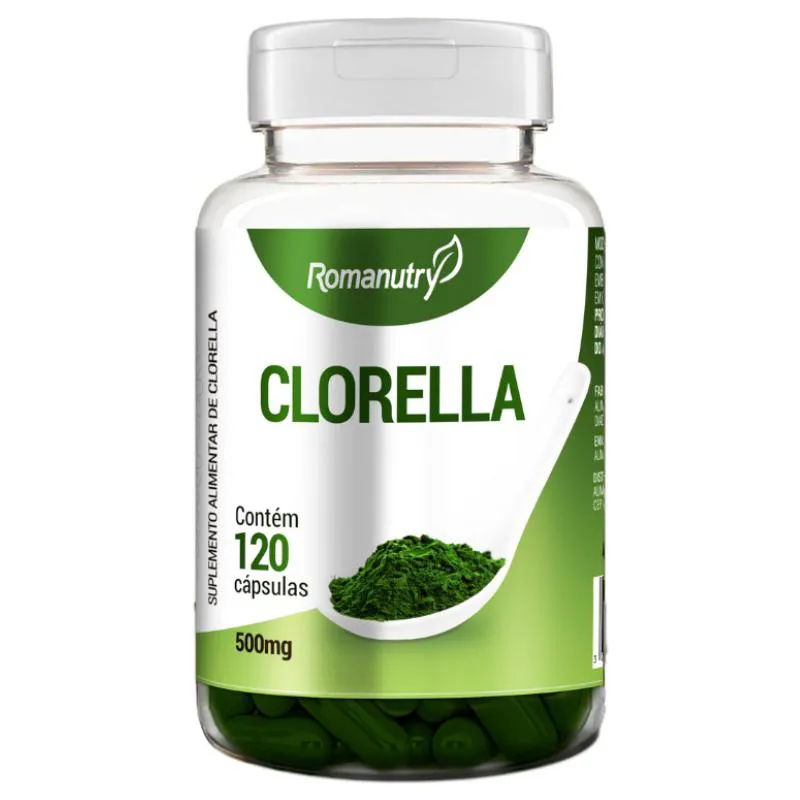 CLORELLA 500MG 120 CáPS - ROMANUTRY