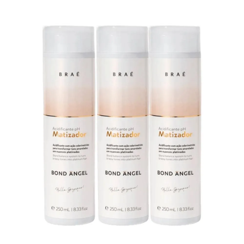 BRAé BOND ANGEL KIT 3 PH - ACIDIFICANTE MATIZADOR 250ML