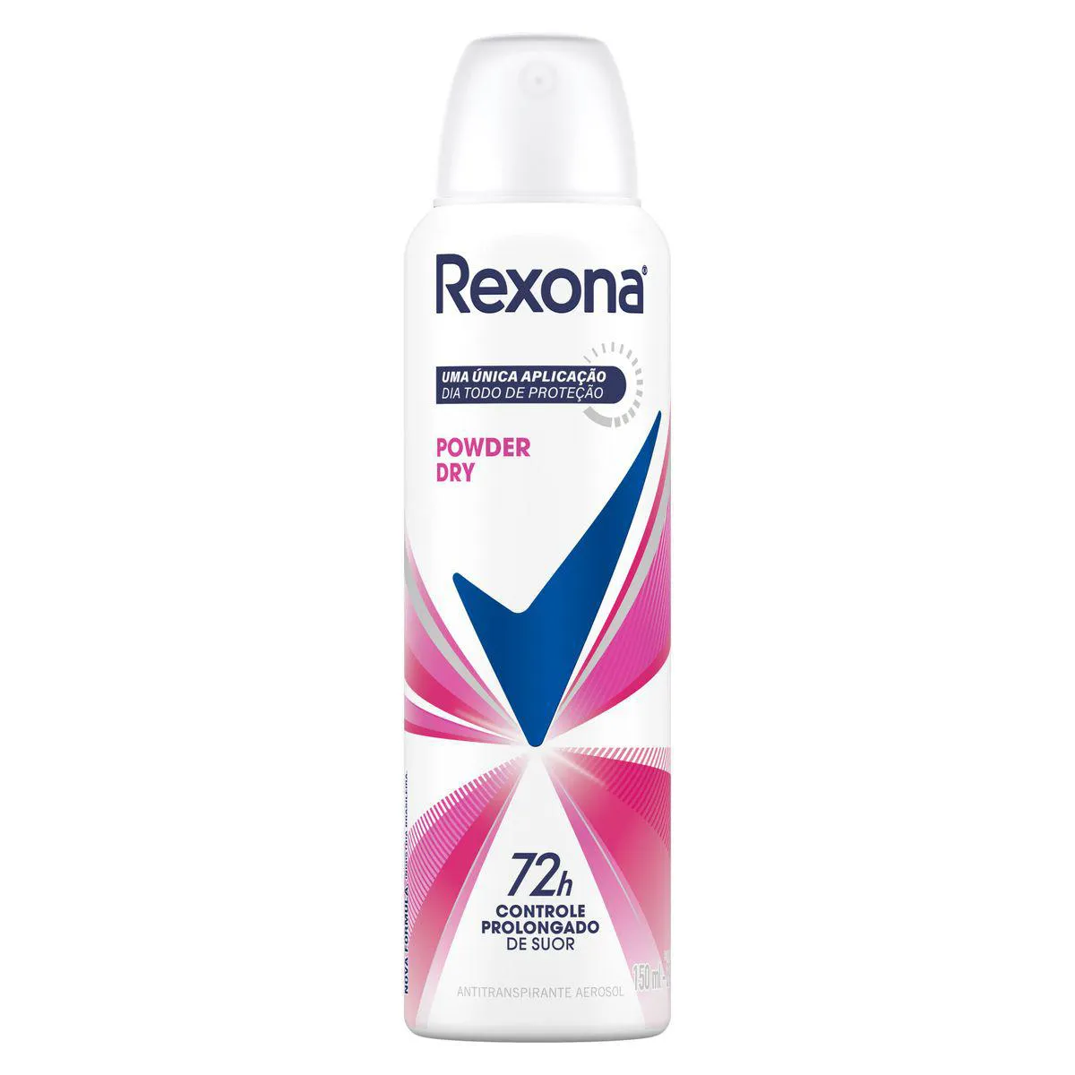 Desodorante Antitranspirante Aerosol Rexona Powder Dry Feminino 72h 150ml