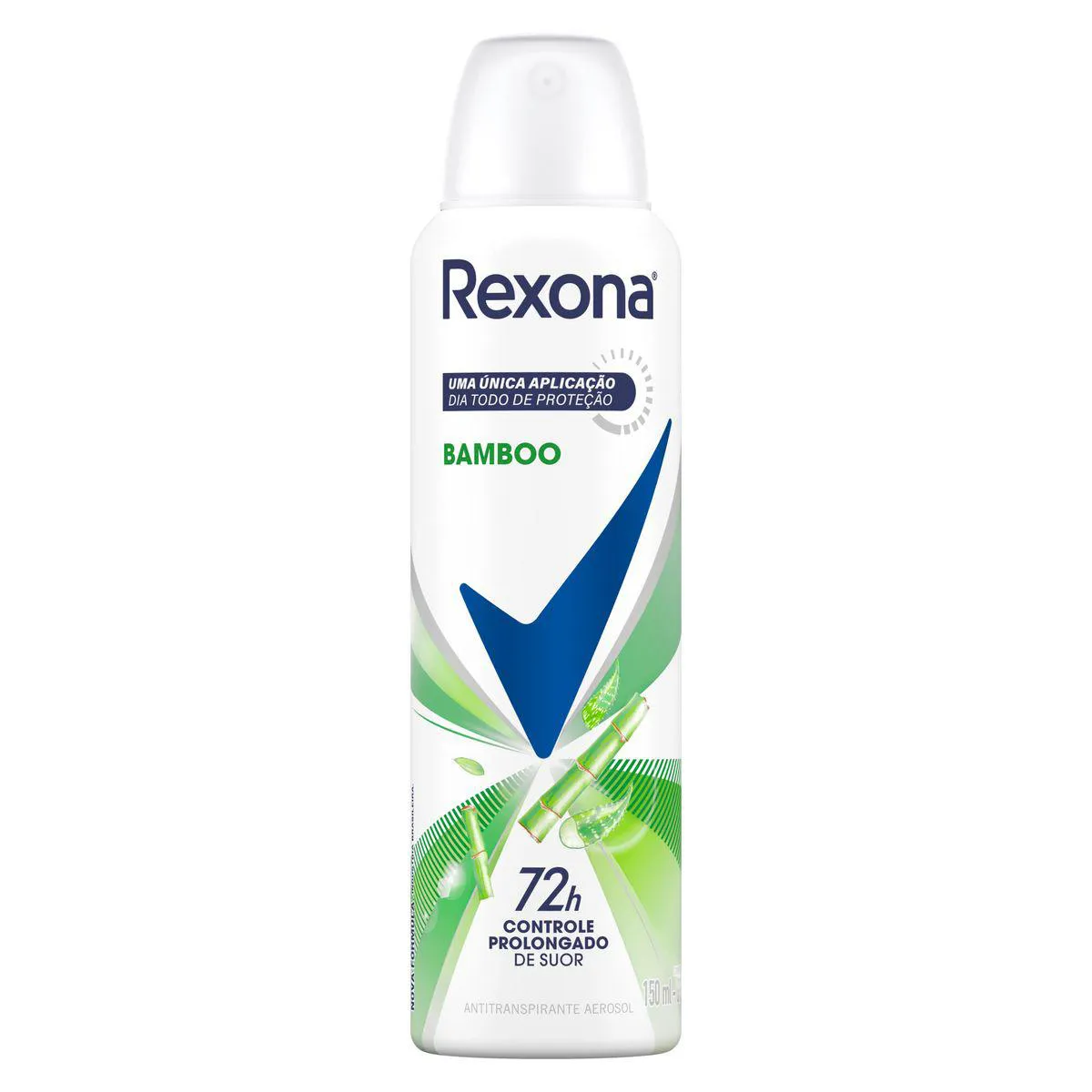 Desodorante Antitranspirante Aerosol Rexona Bamboo Feminino 72h 150ml