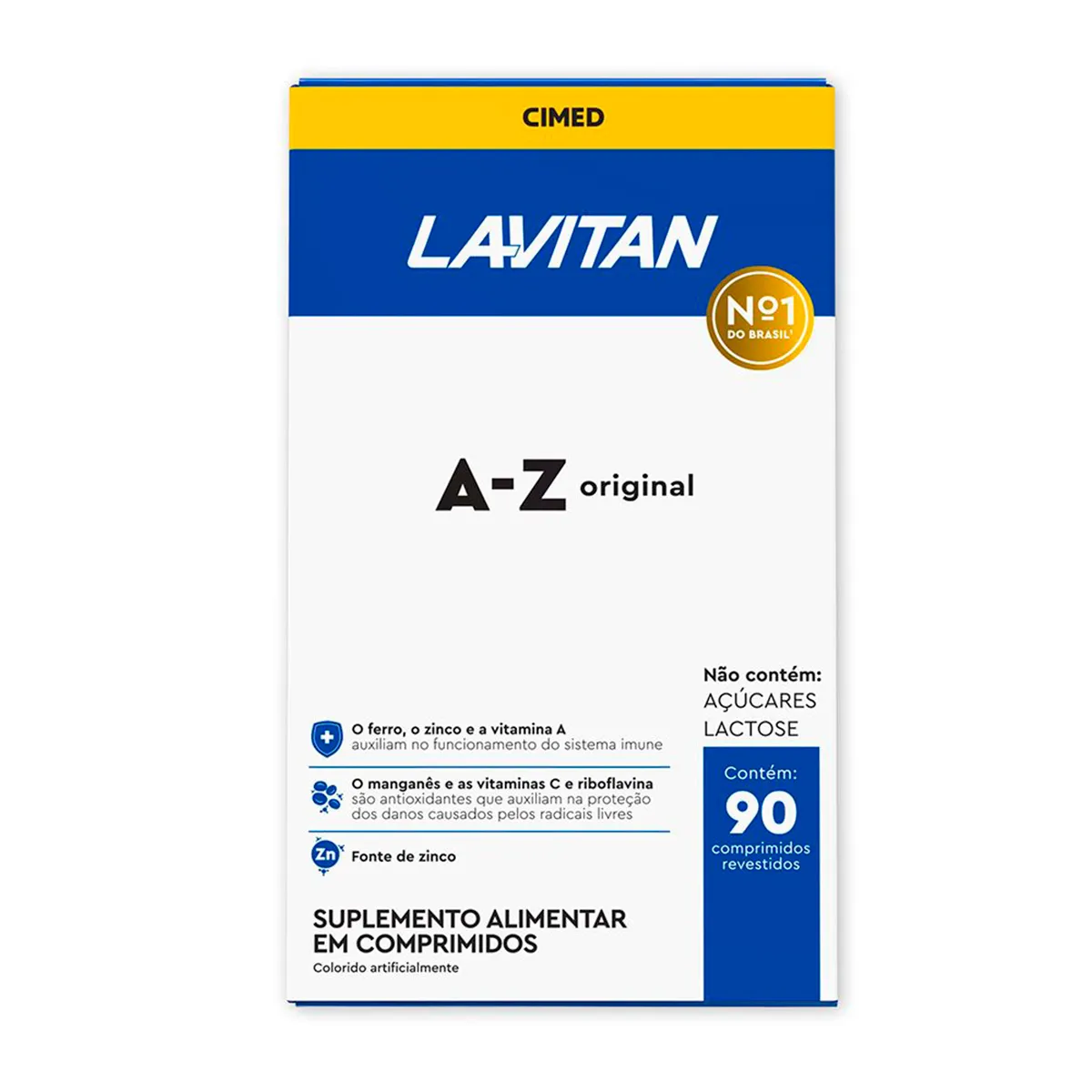 Polivitamínico Lavitan A-Z Original 90 comprimidos