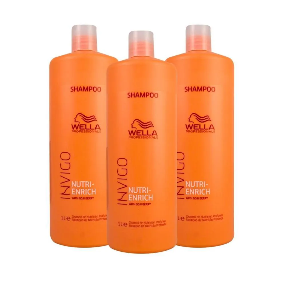 WELLA PROFESSIONALS INVIGO NUTRI-ENRICH KIT 3 SHAMPOO 1000ML