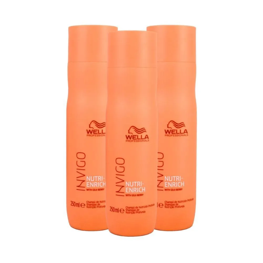 WELLA PROFESSIONALS INVIGO NUTRI-ENRICH KIT 3 SHAMPOO 250ML