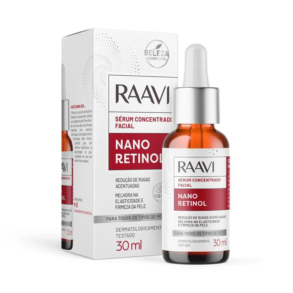 RAAVI SéRUM CONCENTRADO FACIAL NANO RETINOL 30ML