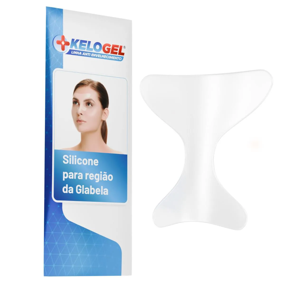 ADESIVO SILICONE ANTI-SINAIS GLABELA +TESTA+ 4 OLHOS KELOGEL