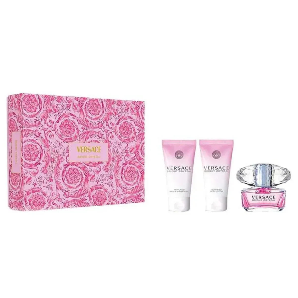 VERSACE KIT BRIGHT CRYSTAL WOM EDT (3 PRODUTOS)