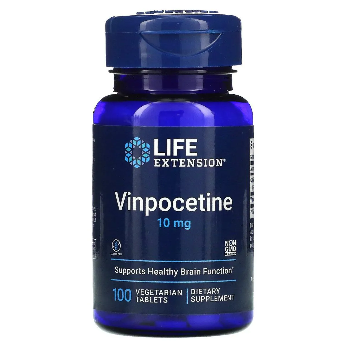VIPOCETINE 10MG (100 CAPS) LIFE EXTENSION