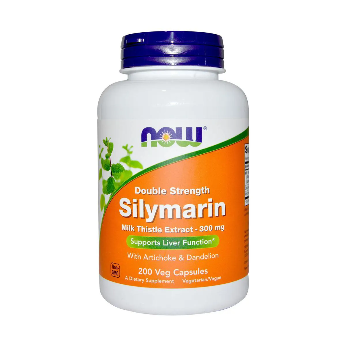 SILIMARINA SILYMARIN MILK THISTLE 300MG (200 VCAPS)  NOW FOODS