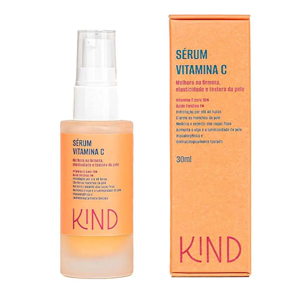 SéRUM FACIAL VITAMINA C 30ML - KIND BEAUTY