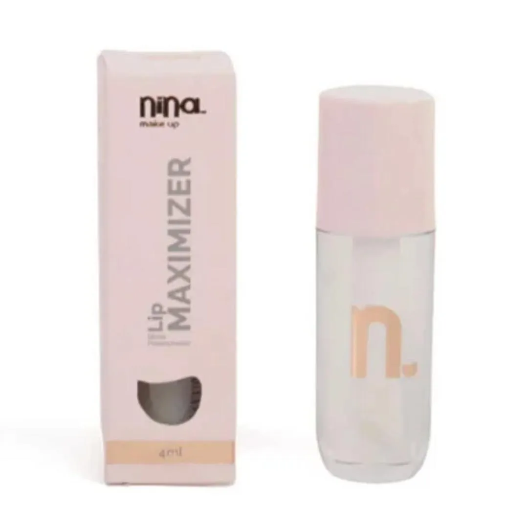 LIP MAXIMIZER GLOSS PREENCHEDOR COR CLEAR - NINA MAKEUP