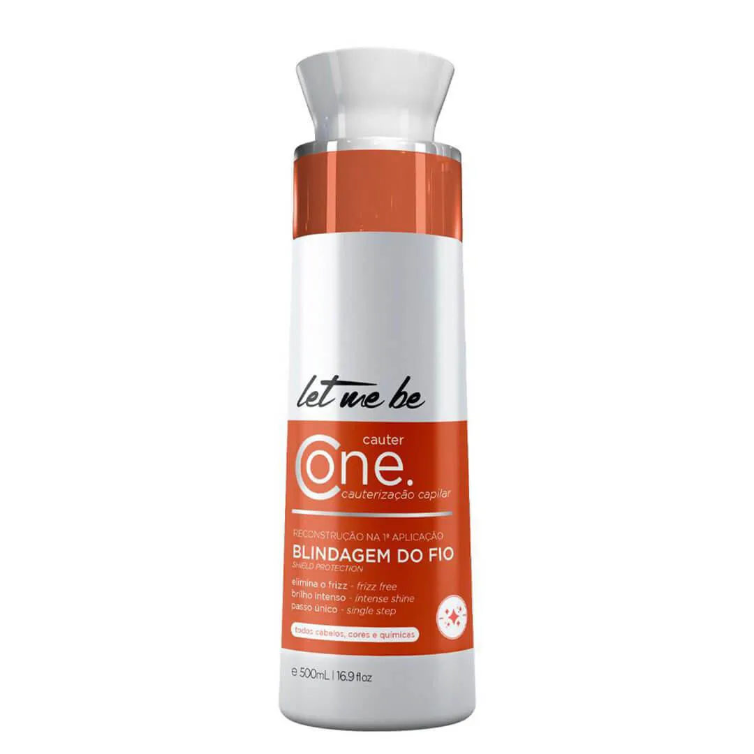 CAUTERIZAçãO CAUTER ONE 500ML CABELOS BLINDADOS LET ME BE
